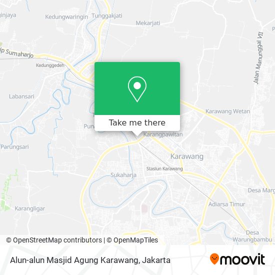 Alun-alun Masjid Agung Karawang map