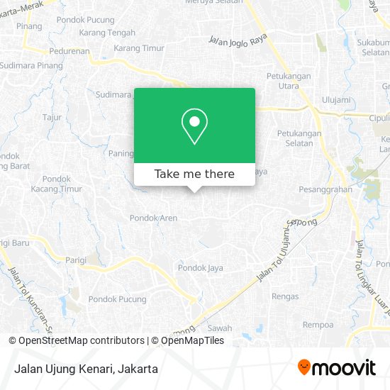 Jalan Ujung Kenari map