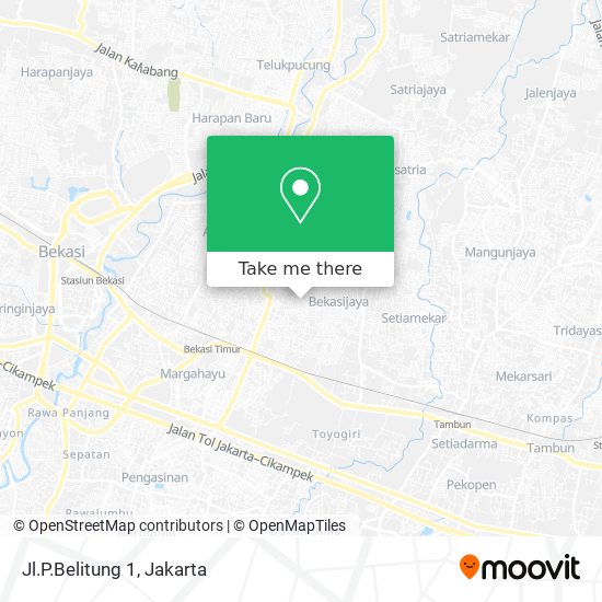 Jl.P.Belitung 1 map