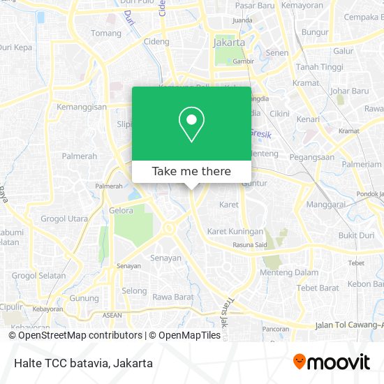 Halte TCC  batavia map