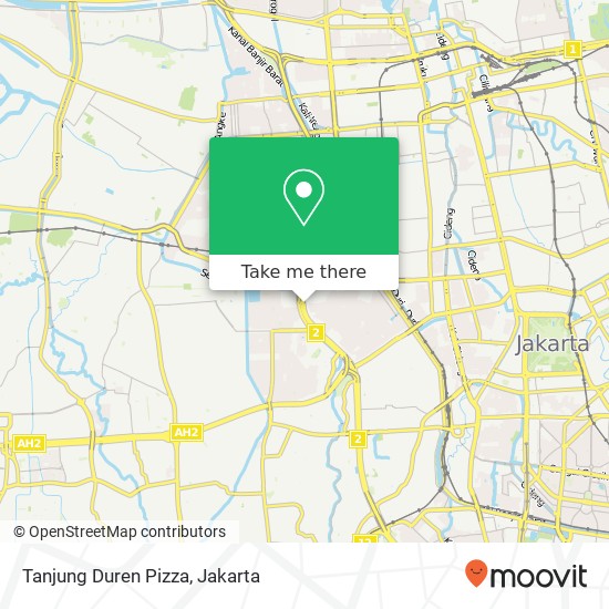 Tanjung Duren Pizza map