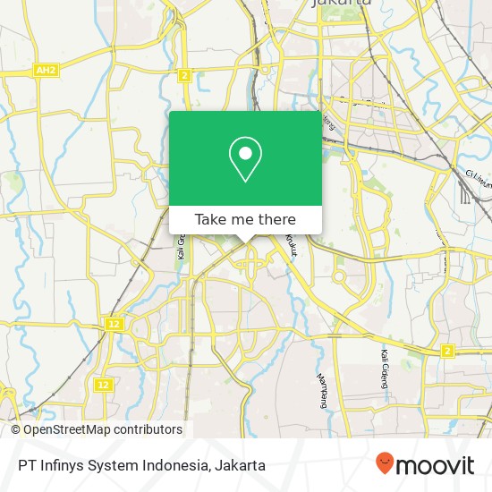 PT Infinys System Indonesia map