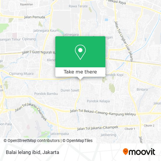 Balai lelang ibid map