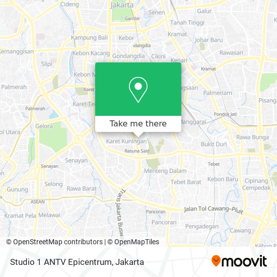 Studio 1 ANTV Epicentrum map