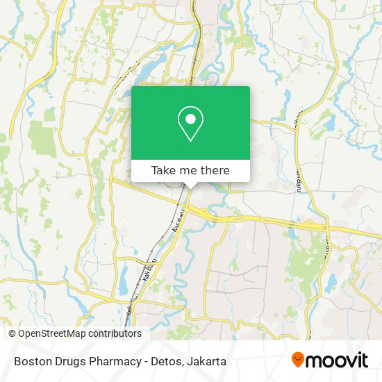 Boston Drugs Pharmacy - Detos map