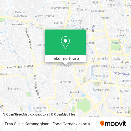 Erha Clinic Kemanggisan - Food Corner map