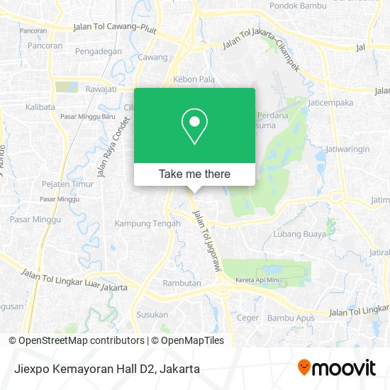 Jiexpo Kemayoran Hall D2 map