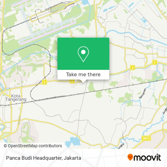 Panca Budi Headquarter map