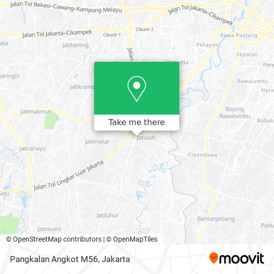 Pangkalan Angkot M56 map