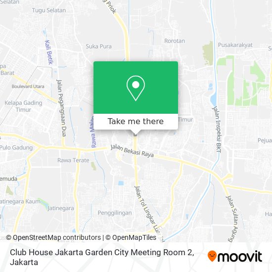 Club House Jakarta Garden City Meeting Room 2 map