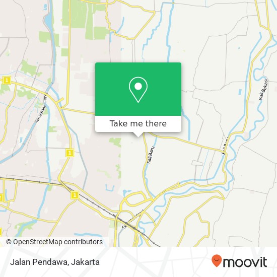 Jalan Pendawa map