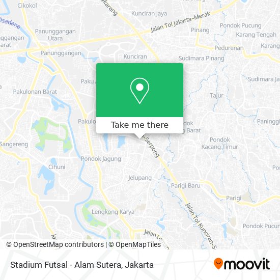 Stadium Futsal - Alam Sutera map