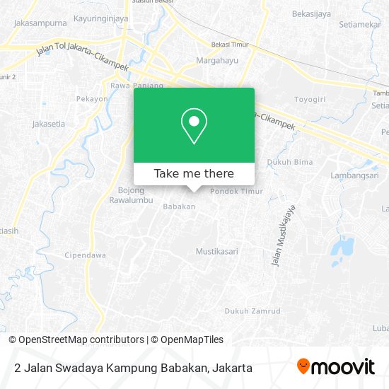 2 Jalan Swadaya Kampung Babakan map