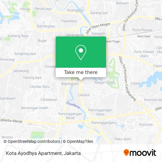 Kota Ayodhya Apartment map