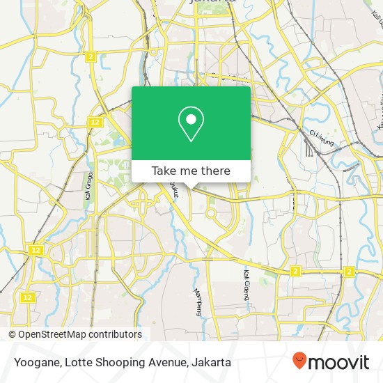Yoogane, Lotte Shooping Avenue map