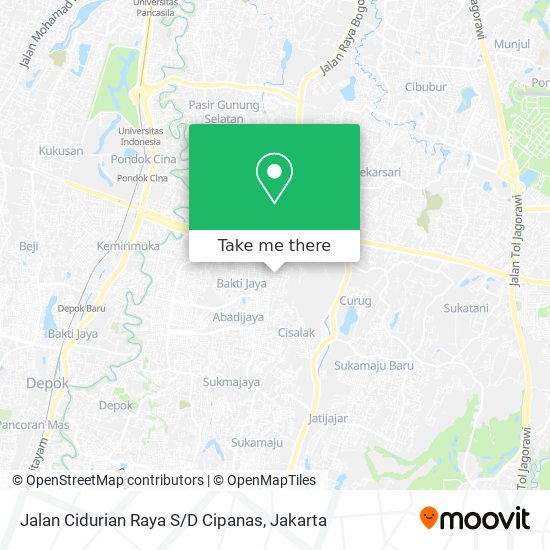 Jalan Cidurian Raya S / D Cipanas map