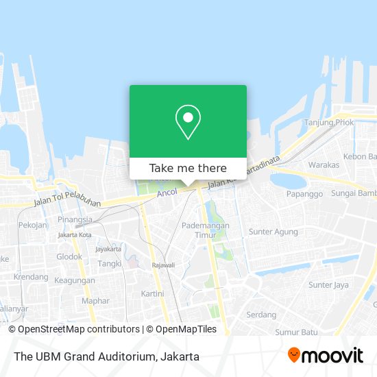 The UBM Grand Auditorium map