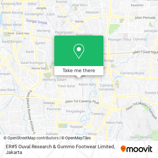 ER#5 Ouval Research & Gummo Footwear Limited map