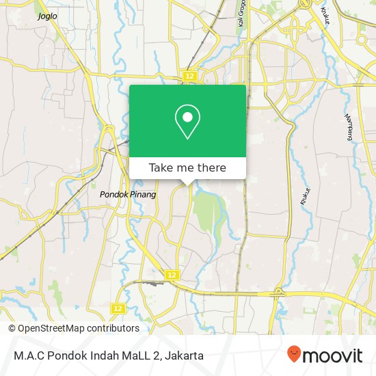 M.A.C Pondok Indah MaLL 2 map