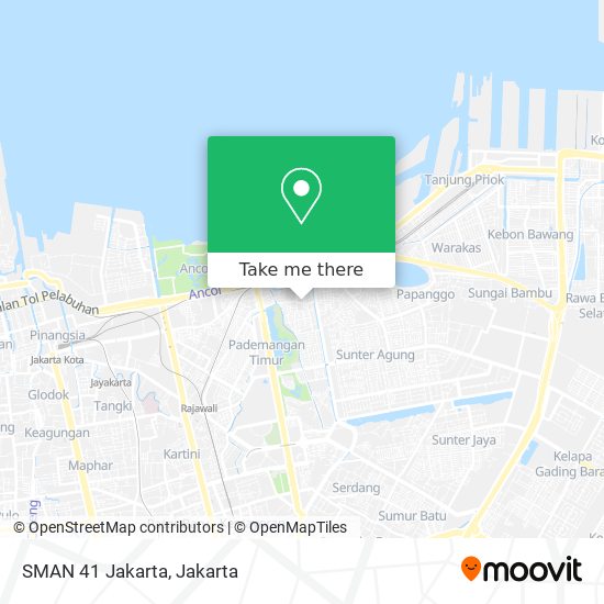 SMAN 41 Jakarta map