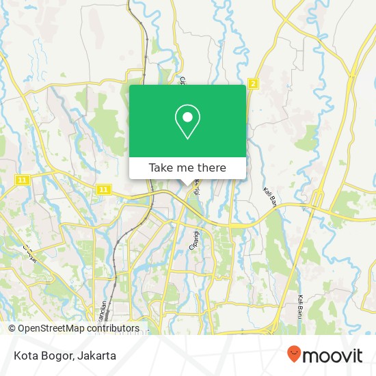 Kota Bogor map