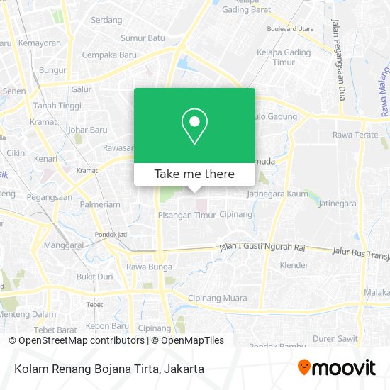 Kolam Renang Bojana Tirta map