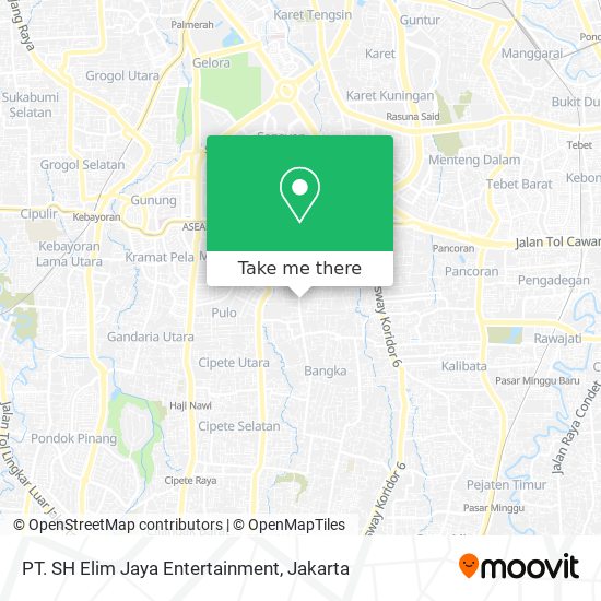 PT. SH Elim Jaya Entertainment map