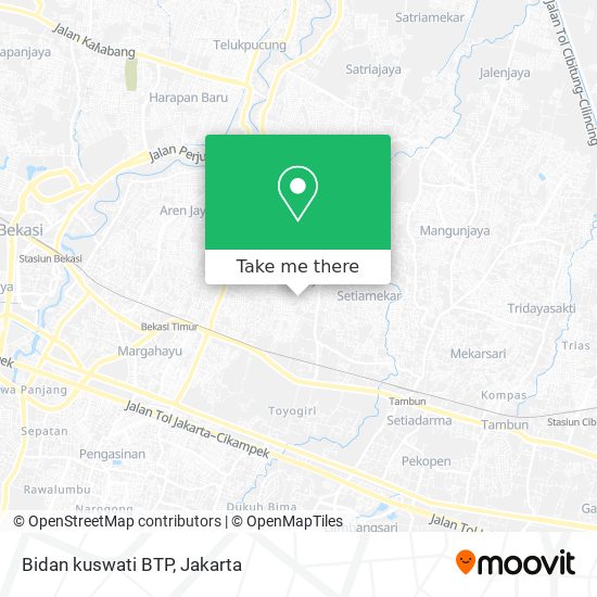 Bidan kuswati BTP map