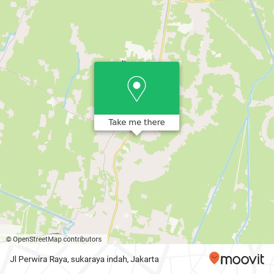 Jl Perwira Raya, sukaraya indah map