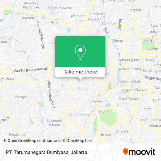 PT. Tarumanegara Bumiyasa map