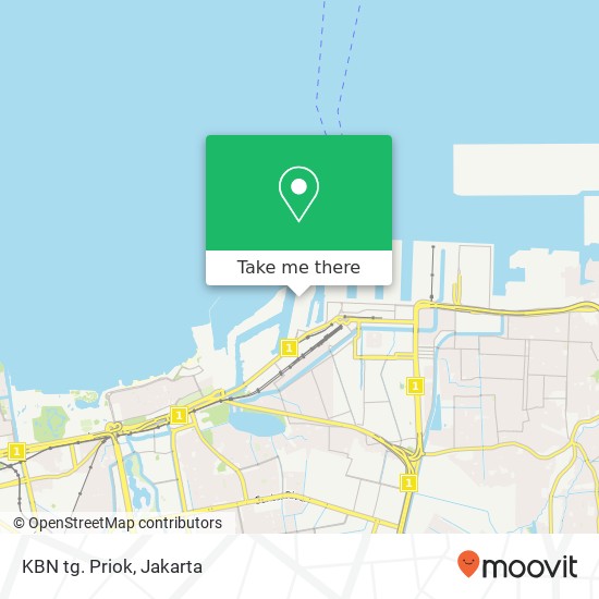 KBN tg. Priok map