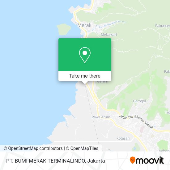 PT. BUMI MERAK TERMINALINDO map