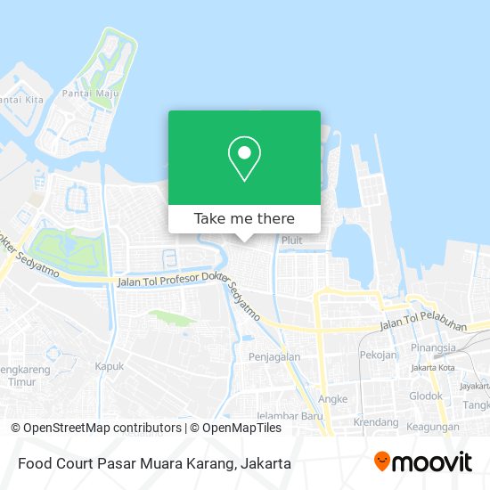 Food Court Pasar Muara Karang map