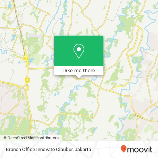 Branch Office Innovate Cibubur map