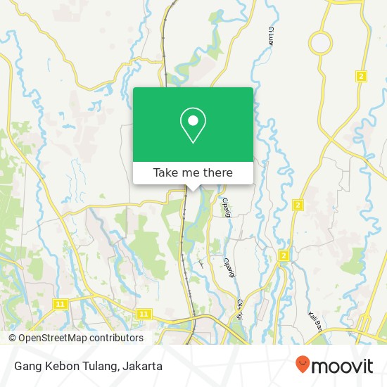Gang Kebon Tulang map
