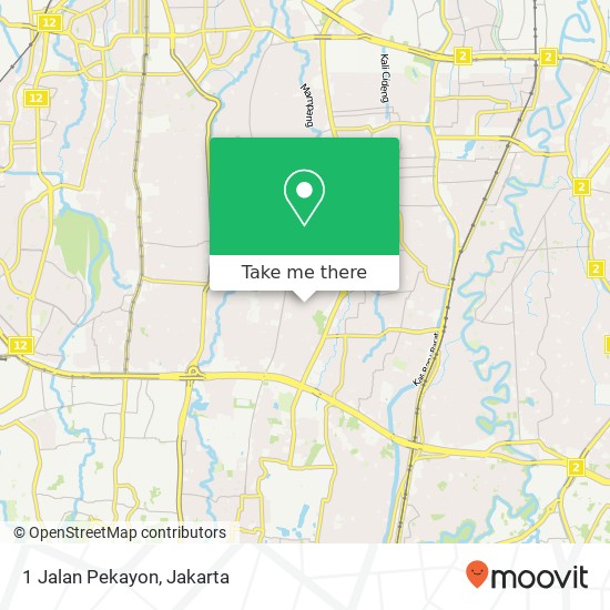 1 Jalan Pekayon map