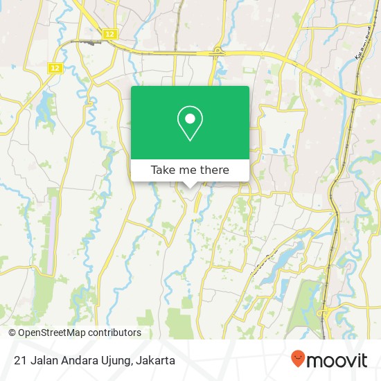 21 Jalan Andara Ujung map