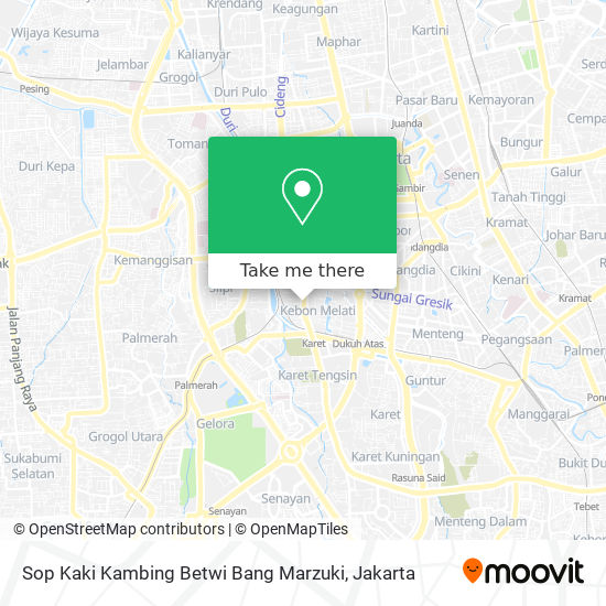 Sop Kaki Kambing Betwi Bang Marzuki map