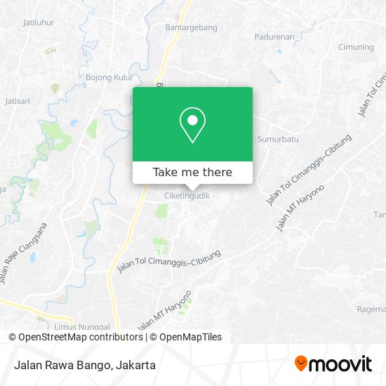 Jalan Rawa Bango map