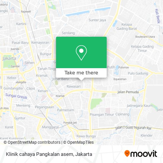 Klinik cahaya Pangkalan asem map