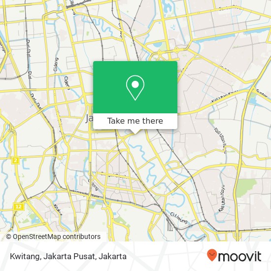 Kwitang, Jakarta Pusat map