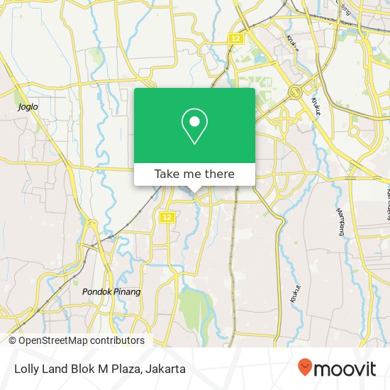 Lolly Land Blok M Plaza map