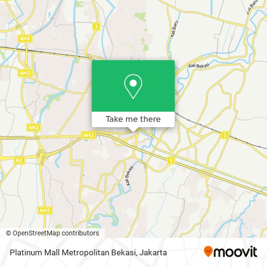 Platinum Mall Metropolitan Bekasi map