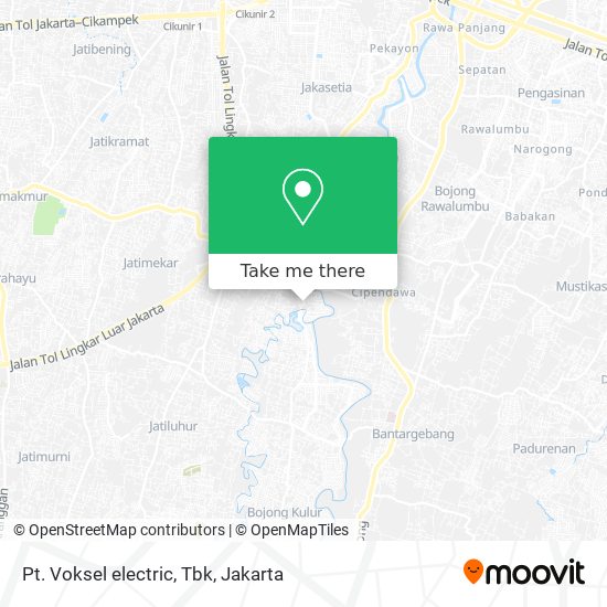 Pt. Voksel electric, Tbk map