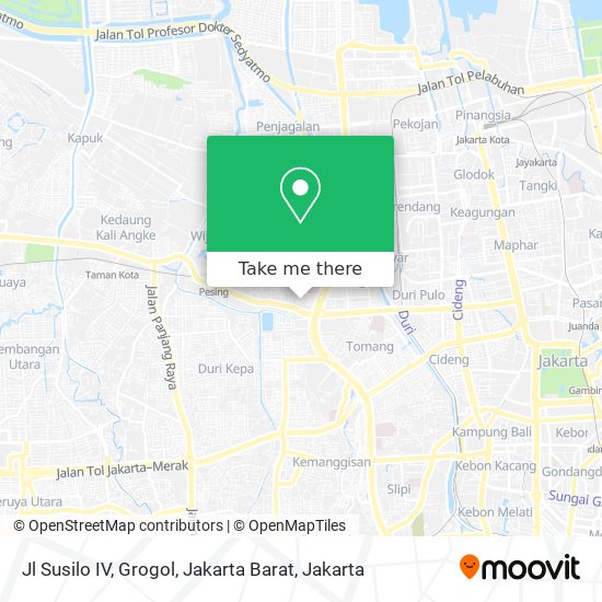 Jl Susilo IV, Grogol, Jakarta Barat map