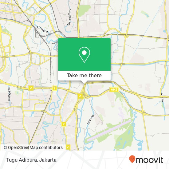 Tugu Adipura map