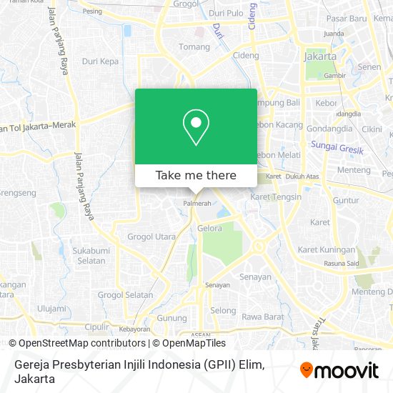 Gereja Presbyterian Injili Indonesia (GPII) Elim map