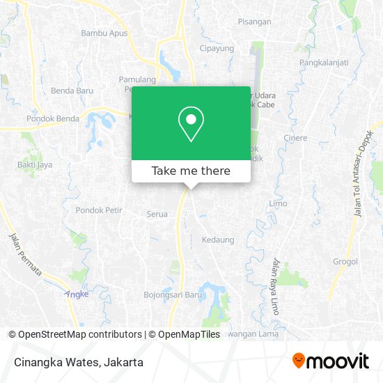 Cinangka Wates map