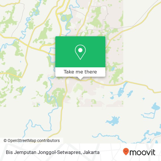 Bis Jemputan Jonggol-Setwapres map