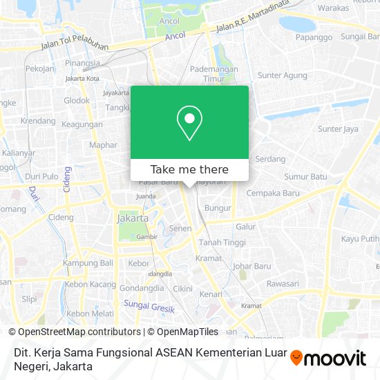 Dit. Kerja Sama Fungsional ASEAN Kementerian Luar Negeri map